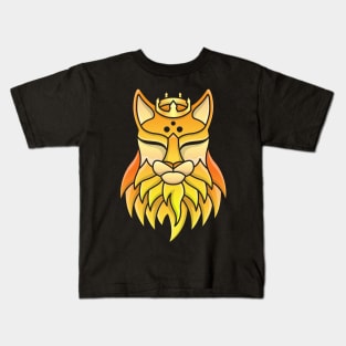 Cat King Character Kids T-Shirt